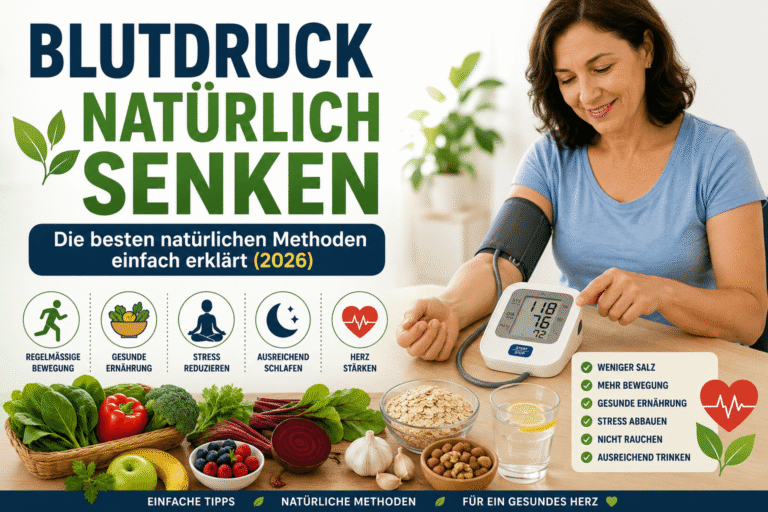 Blutdruck natürlich senken – Die besten natürlichen Methoden einfach erklärt (2026) blutdruck natürlich senken