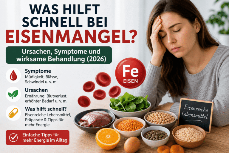 Eisenmangel – Was hilft schnell? Einfache und richtige Tipps für den Alltag eisenmangel was hilft schnell