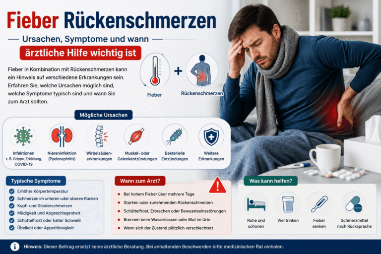 fieber rückenschmerzen