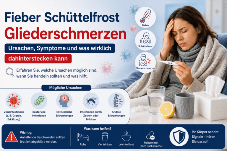 fieber schüttelfrost gliederschmerzen