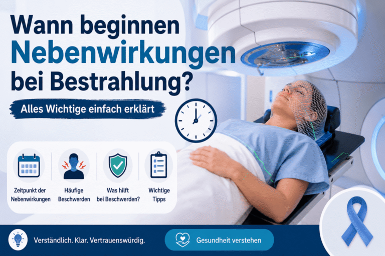 wann beginnen nebenwirkungen bei bestrahlung