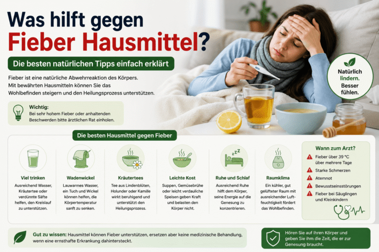 was hilft gegen fieber hausmittel