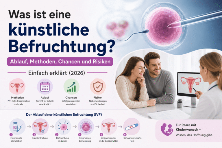 Was ist eine künstliche Befruchtung? Ablauf, Methoden, Chancen und Risiken einfach erklärt (2026) was ist eine künstliche befruchtung
