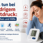 was tun bei niedrigem blutdruck