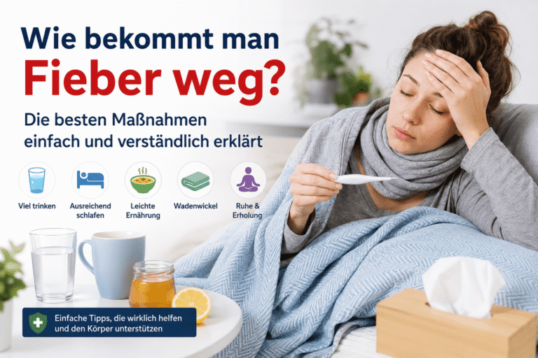 Wie bekommt man Fieber weg? Die besten Maßnahmen einfach und verständlich erklärt wie bekommt man fieber weg