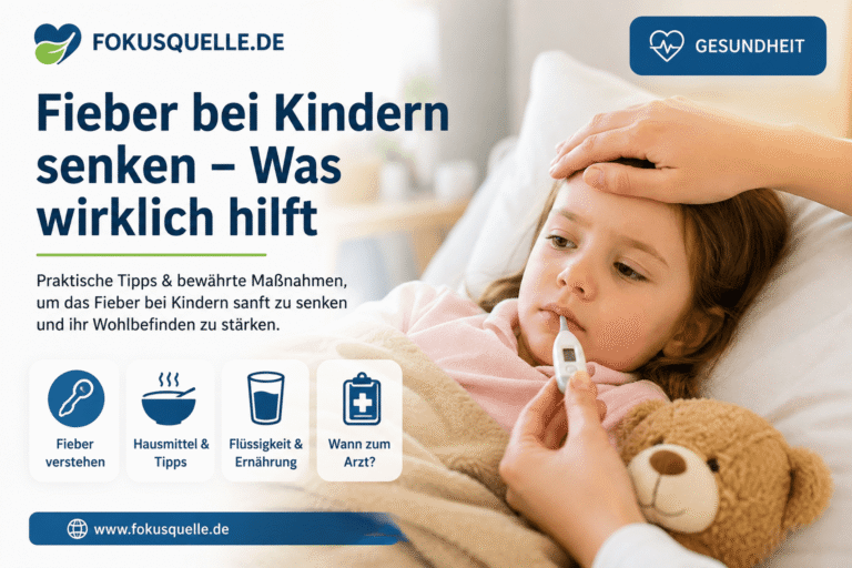 fieber bei kindern senken