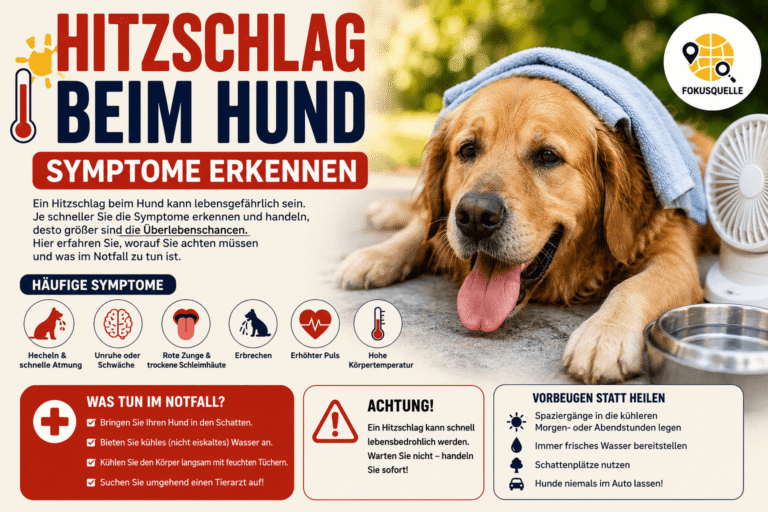 Hitzschlag beim Hund Symptome erkennen hitzschlag beim hund symptome