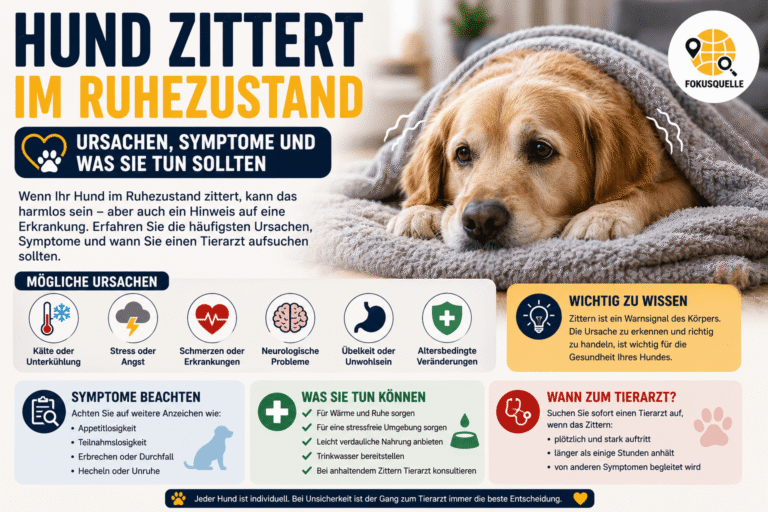 Hund zittert im Ruhezustand – Ursachen, Symptome und was Sie tun sollten hund zittert im ruhezustand